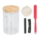 thumbnail image 2 of Kit De Iniciación De Masa Madre, Tarro De Vidrio De Masa Madre Multiusos Fácil De Limpiar Operación Simple Boca Ancha 34 Oz Para Galletas Para Arroz, 2 of 7