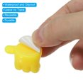 thumbnail image 3 of 12 Pcs Cord Holders Cable Clips Nightstand Wire Organizer Desk Yellow, 3 of 6