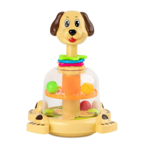 Toy To Enjoy Push & Spin Dog Toy Easy Press Button Ideal for Fine