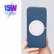 thumbnail image 1 of Cargador inalámbrico, cargador portátil, cargador inalámbrico magnético, almohadilla de carga inalámbrica rápida de 15 W, soporte para teléfono móvil iOS y Android., 1 of 5