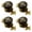 Black, variant on Old Metal Mixture Drawer Pulls Antique Bronze Backplate 32mm Diameter Single Hole Plan For Cabinet Door Drawer Closet