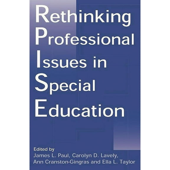 Contemporary Studies in Social and Polic Rethinking Professional Issues in Special Education, (Paperback)