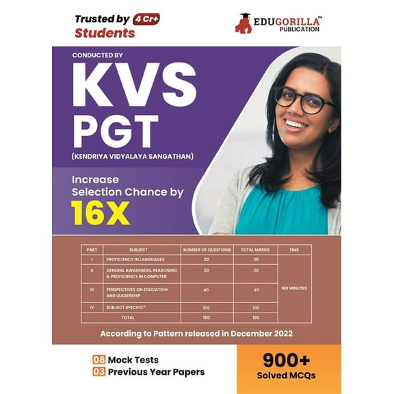 KVS PGT Book 2023: Post Graduate Teacher (English Edition) - 8 Mock Tests and 3 Previous Year Papers (1000 Solved Questi, (Paperback)