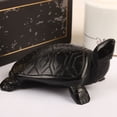 thumbnail image 3 of FRCOLOR Black Obsidian Turtle Figurine for Decoration and Compact with Good Luck 3.5 Inches, 3 of 8