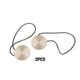 thumbnail image 4 of 2 Pieces Metal Curtain Tieback Polyester Replacement Household Kitchen Bedroom Sunshade Solid Color Household Bedroom Sunshade Drape Fastener Buckle Beige, 4 of 8