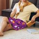 thumbnail image 5 of Balery Halloween2 Pantalones cortos de pijama de punto de algodón para hombre con cinturilla y bolsillos-Medium, 5 of 6
