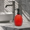 thumbnail image 6 of Unique Bargains 1 Pc Pineapple Shape Soap Dispenser 11.84oz Red Black, 6 of 6