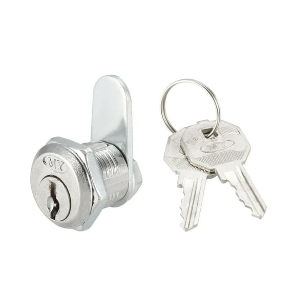 Uxcell Cam Lock 16mm Cylinder Length 35mm Long Cam Nut-on Lock Keyed Different