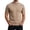Beige*, variant on RUTAYY Men's T-Shirts Short Sleeve Solid Color Knit Tee Shirts Breathable Wicking Crew Neck Casual Layering Tops Daily Wear Fashion Seaside Tees