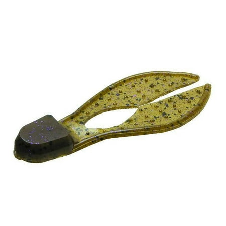 Zoom Fishing Lures 037248-SP Super Chunk Jig Trailer 3 1/2 Inch 5 Per Pack Green Pumpkin