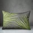 thumbnail image 3 of Creative Products Palm Leaves Gray 14 x 20 Indoor / Outdoor Pillow, 3 of 3