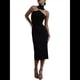 thumbnail image 3 of Vestidos Largos Formales Elegantes para Mujer, con Cuello Alto, Sin Mangas, Abertura en la Espalda, para Fiestas, Cócteles y Bodas Negro L, 3 of 10