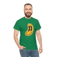 thumbnail image 4 of Flatten smiley face graphic t shirt Unisex Heavy Cotton Tee, 4 of 8