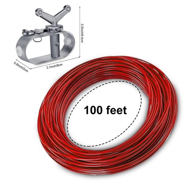 LYD - Kit de cable de cabrestante para cubierta de piscina, herramienta útil para piscina de invierno LYD JJ0028901