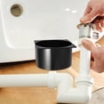 thumbnail image 2 of Miangastore Duct Connector Flange Square Replaceable Straight Pipe Flange Dust Hood For Woodworking Dust Collection Hose Fitting Replacement, 2 of 8