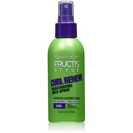 Garnier Fructis Style Curl Renew Reactivating Milk Spray, For Naturally Curly Hair, 5 fl.