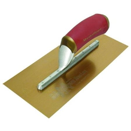 MARSHALLTOWN The Premier Line 4713DFDL 16-Inch by 5-Inch DuraFlex Trowel Long Mounting DS Handle