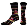 thumbnail image 2 of Cool Socks, Men's Funny Novelty Socks, Surprised Patrick Stripes Crew, Adult, 2 of 5