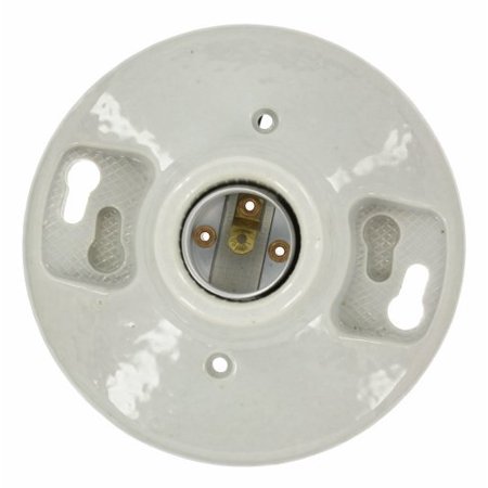 UPC 078477294703 product image for leviton 9875-2 one-piece glazed porcelain outlet box mount incandescent lamphold | upcitemdb.com