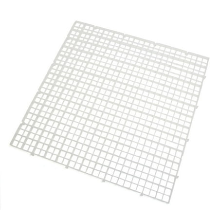 Aquarium Tank Clear Plastic Square Separation Board Isolation 11.8 Length 4pcs