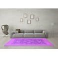 thumbnail image 3 of Ahgly Company Indoor Rectangle Oriental Purple Traditional Area Rugs, 2' x 4', 3 of 4