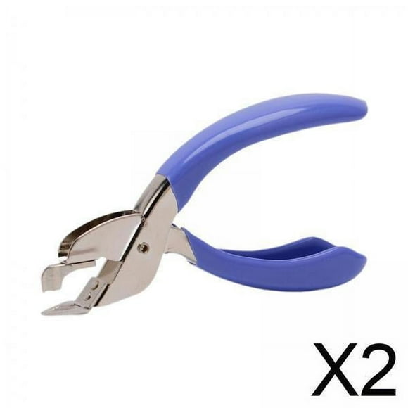 2x Herramienta Removedora De Grapas Removedor De Grapas De Mano Para Trabajo En La Oficina Escolar