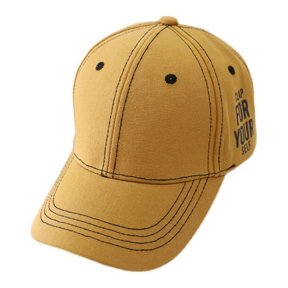 Fitted Cap Letter Print Sun Protective Breathable Children Baseball Cap for Travel