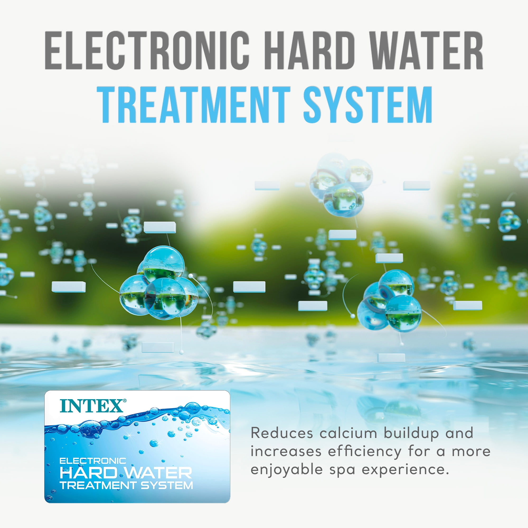 Intex PureSpa Plus Greywood Inflatable Hot Tub Jet Spa w/ Filter Cartridges