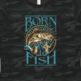 thumbnail image 4 of Inktastic Born to Fish Women's T-Shirt, 4 of 5
