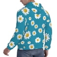 thumbnail image 6 of Sigee Daisies Flowers for Men's Pullover Hoodie Sweatshirts Adult Casual Long Sleeve Sweatshirts ,Sizes S-4XL-Medium, 6 of 7