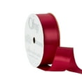 thumbnail image 2 of Offray Ribbon, Wine Red 7/8 inch Single Face Satin Polyester Ribbon, 18 feet, 2 of 6