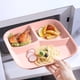 thumbnail image 4 of Platos de cena con 10 compartimentos para niños y adultos, reutilizables, de plástico, para controlar las porciones, ideales para comidas, picnics y reuniones familiares. Diseño duradero y, 4 of 7