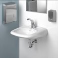 thumbnail image 2 of American Standard Murro Wall Mounted Lavatory with Single Faucet Hole and Everclean Surface, White, 2 of 3