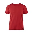 thumbnail image 1 of Bruno Banani T-Shirt pour Homme - Haut, Chemise, Ligne à Carreaux 2.0, Polyamide, Col Rond, Logo, Couleur Unie Rouge P (Petit), 1 of 4