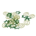 thumbnail image 2 of Clip de papel amarillo verde piñas forma 2 colores precioso Metal Material Craft Paperclip para oficina familia (15 uds), 2 of 5