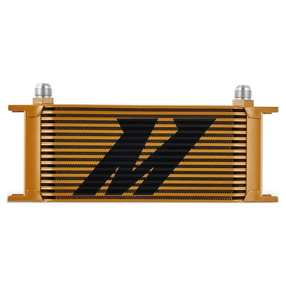 Mishimoto Universal 16-Row Oil Cooler, Gold