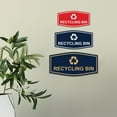 thumbnail image 4 of Fancy Recycling bin Sign (Navy Blue/Gold) - Small, 4 of 5