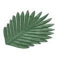 thumbnail image 4 of Uxcell 10" Green Palm Leaves, 12 Pack Artificial Palm Leaves Faux Palm Fronds Fake Palm Leaf Tree Leaves, Style 24, 4 of 6
