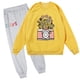 thumbnail image 1 of Odeerbi 2-9 Años Niñas Conjuntos de Algodón Sudaderas de Flores Cuello Redondo Sudaderas Pantalones de Dos Piezas Conjunto Floral Top Pantalones Largos, 1 of 3
