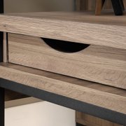 Sauder Transit L Desk, Salt Oak Finish