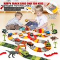 thumbnail image 4 of Save Unicorn Tracks Cars Repuesto solo Dino Track Cars para pistas que brillan en la oscuridad Accesorios para pistas de automóviles con 3 luces LED intermitentes compatibles con la mayoría de las pis, 4 of 5
