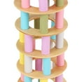 thumbnail image 3 of Candy Color Wooden Toys Wood Blocks Leaning Tower Game Toy Family/Party Funny Extract Building Blocks Gift, 3 of 9