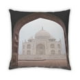 thumbnail image 2 of Ahgly Company Sites Taj Mahal Coussin d'Intérieur, 18 Pouces par 18 Pouces, 2 of 6