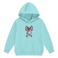 thumbnail image 5 of Tiijoy Valentine's Day Outfits for Girls Bow Print Active Hoodie Joggers Set, Sizes 8-9, 5 of 5