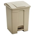 thumbnail image 1 of Grande Capacité Réceptacle en Plastique à Pédale 23 gal Beige, 1 of 1