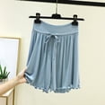 thumbnail image 2 of Womens Cotton Pajama Shorts,Loungewear Shorts Workout Shorts Lounge Shorts Walking Shorts Cotton Pajama Shorts Women Wide Leg Shorts Loose Shorts Flowy Shorts Womens Dress Shorts, 2 of 3