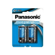 C Batteries à usage intensif Panasonic (2 cartes)