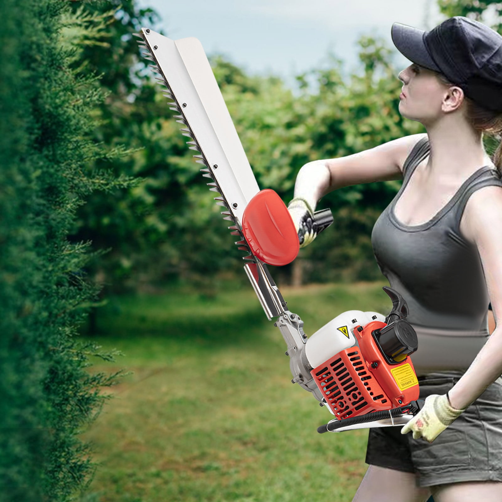 Dwellnix Hedge Trimmer Garden Bush Trimmer Tool Single Edge Hedge Trimmer NEW US