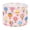 Color 2, variant on Drum Lamp Shade Pink Alphabet Floral Decorative Letters Pastel Lampshade for Table Lamps Floor Lamps Pendant Light 13"x13"x10" Replacement Linen Large Lamp Shade Easy Assembly