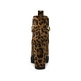 thumbnail image 2 of BLISSFUL STEP Women's Platform Chain Block High Heel Ankle Boots Leopard 9, 2 of 7